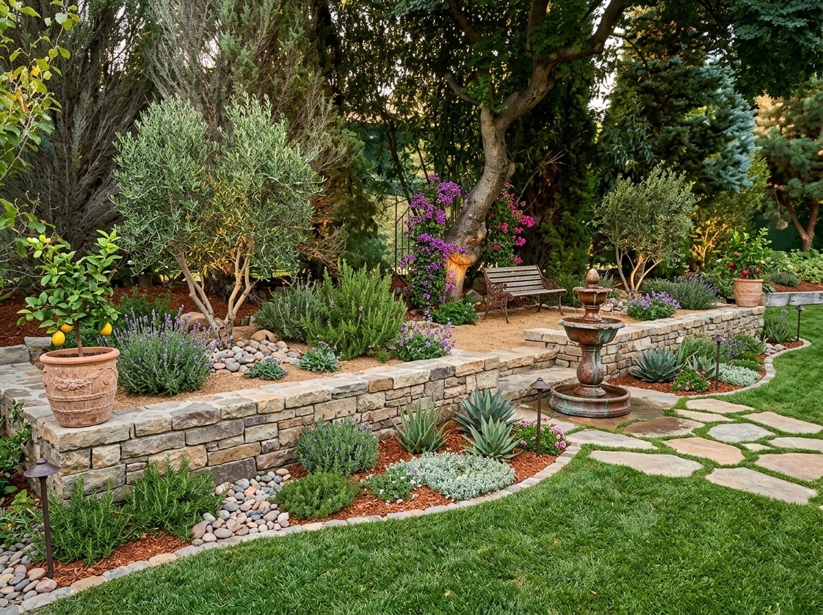 Mediterranean Yard Yard design — yard photo by GenRoom AI