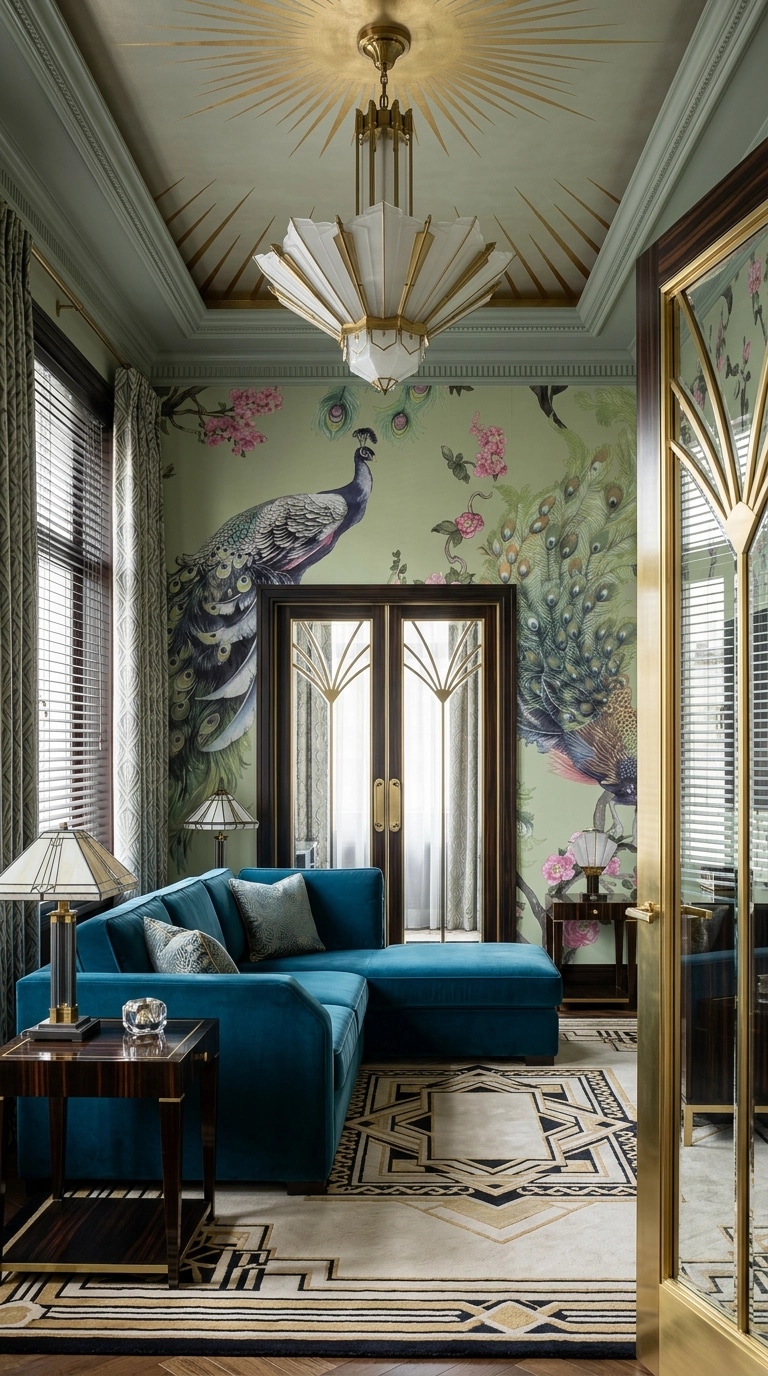 Art Deco Bedroom design — interior photo by GenRoom AI