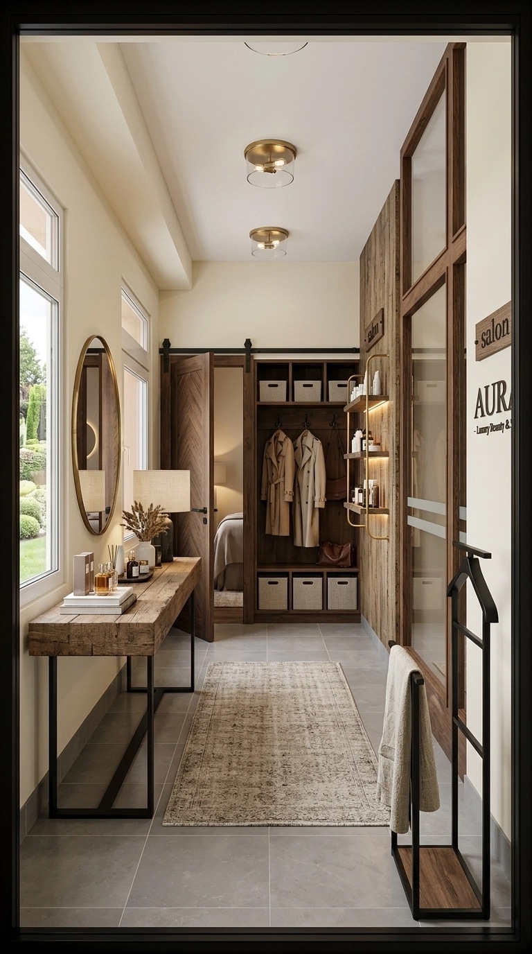 Interior design in Modern Farmhouse style — Hallway by GenRoom AI