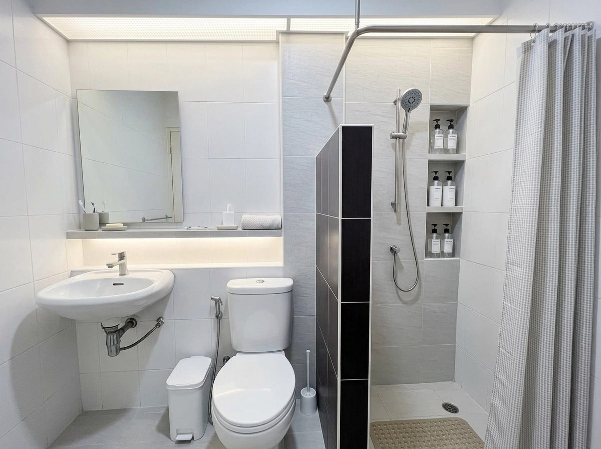 Bathroom interior in no_style style — photo by GenRoom AI