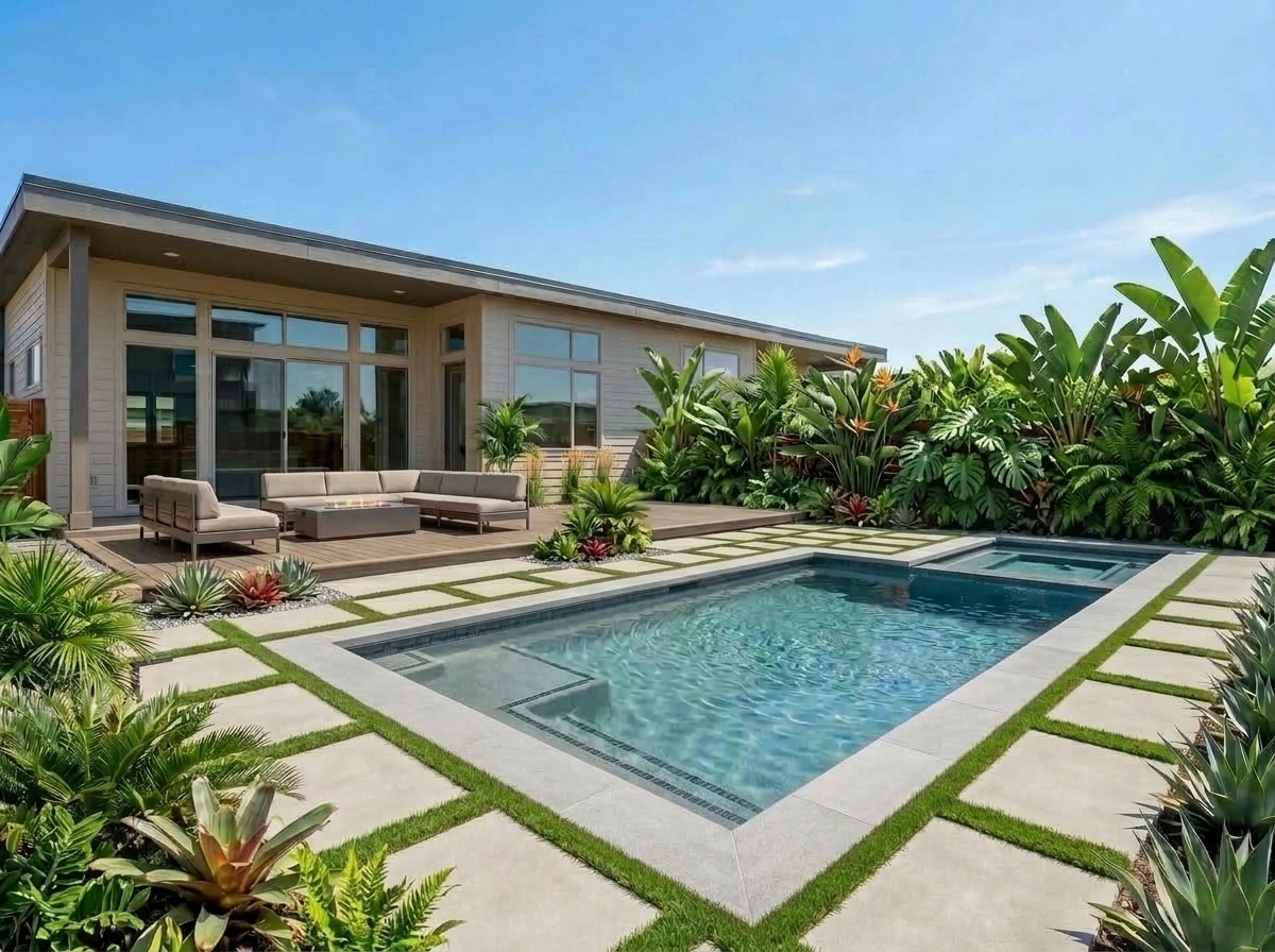 Contemporary Yard Yard design — yard photo by GenRoom AI