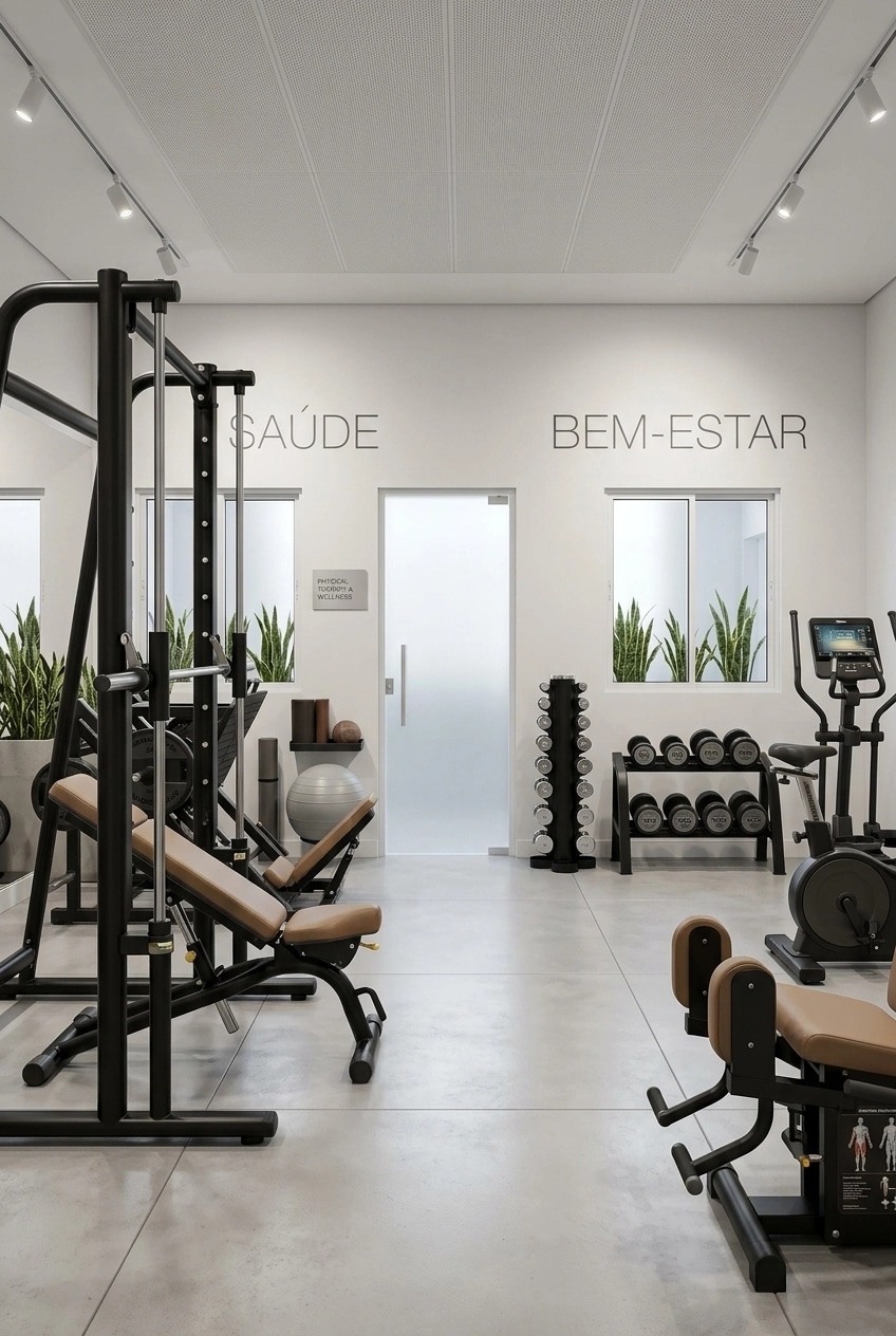 Design d'intérieur en style Minimalism — gym par GenRoom AI