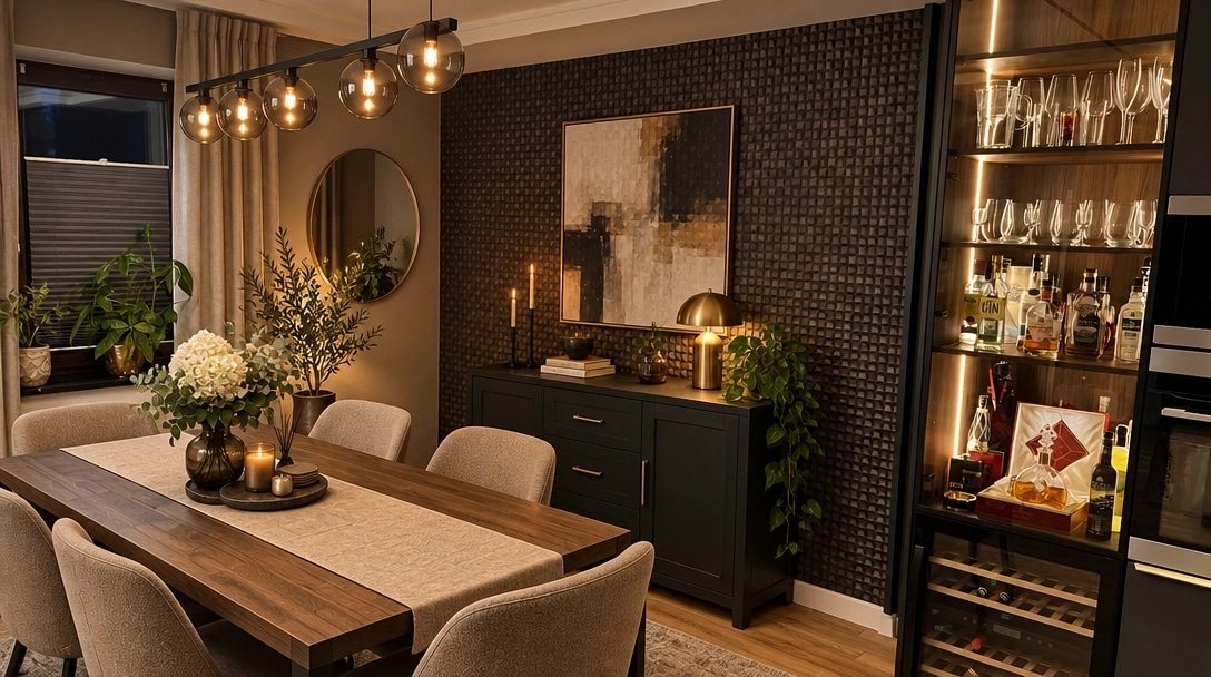 Interior design in Contemporary style — dining_room by GenRoom AI