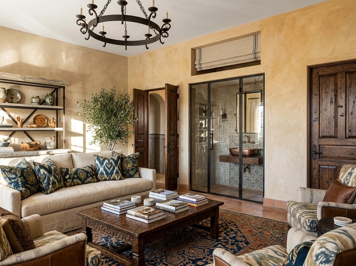 Interior design in Mediterranean style — Living Room by GenRoom AI