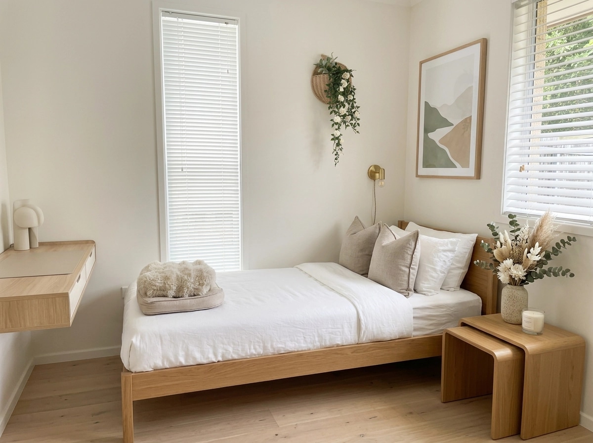 Interior design in Scandinavian style — Bedroom by GenRoom AI