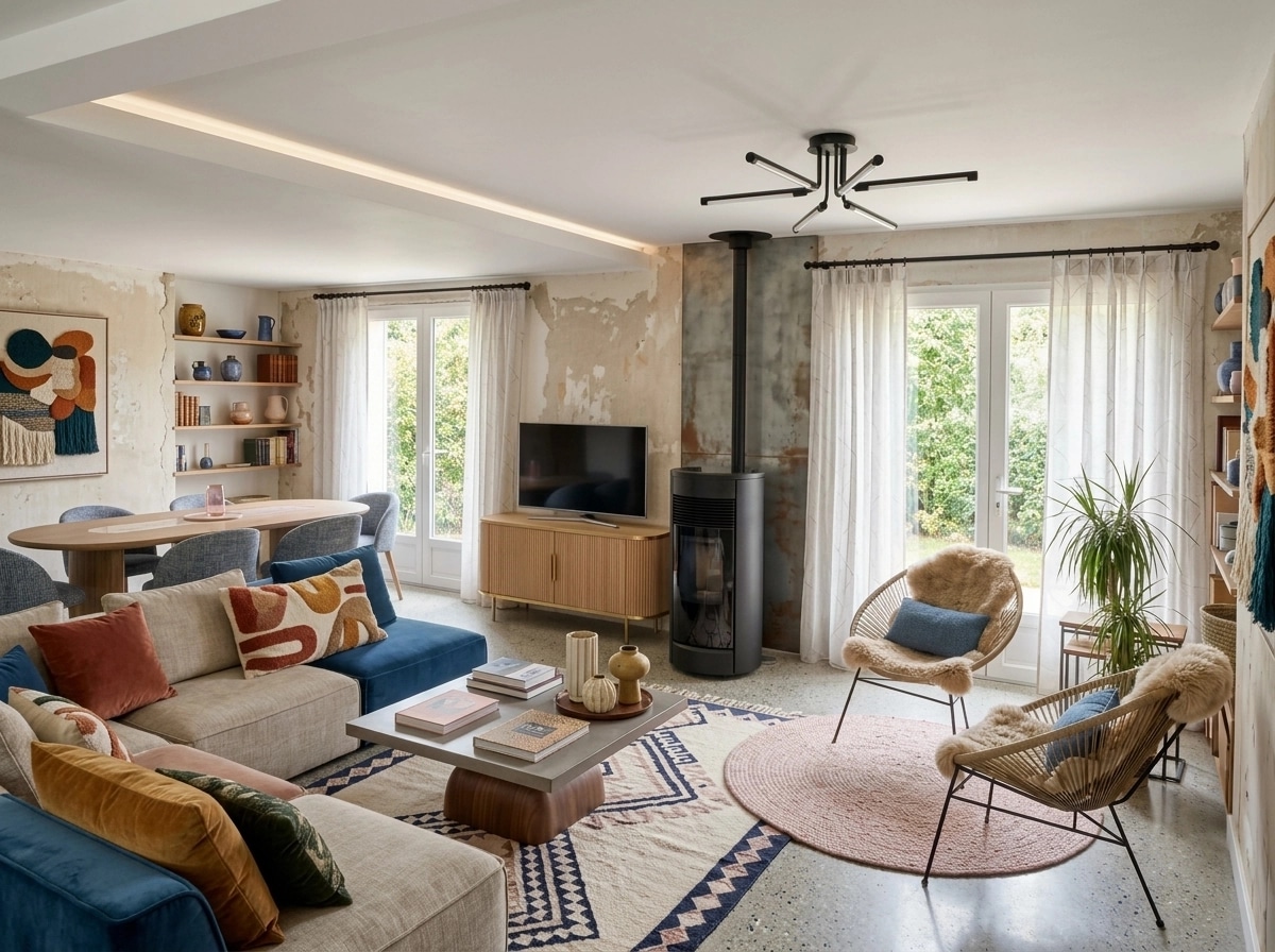 Interior design in Contemporary style — Living Room by GenRoom AI