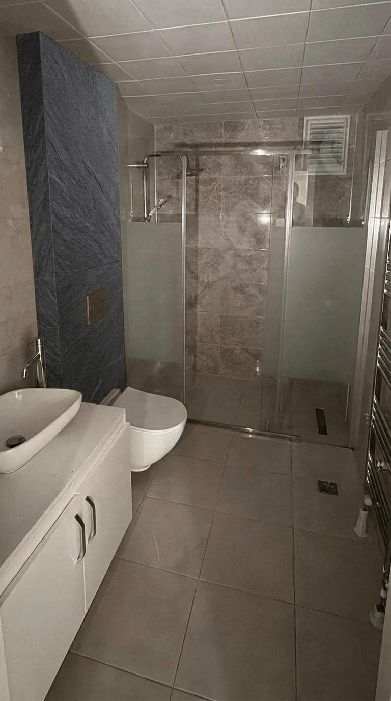 Bathroom interior in Contemporary style — photo by GenRoom AI