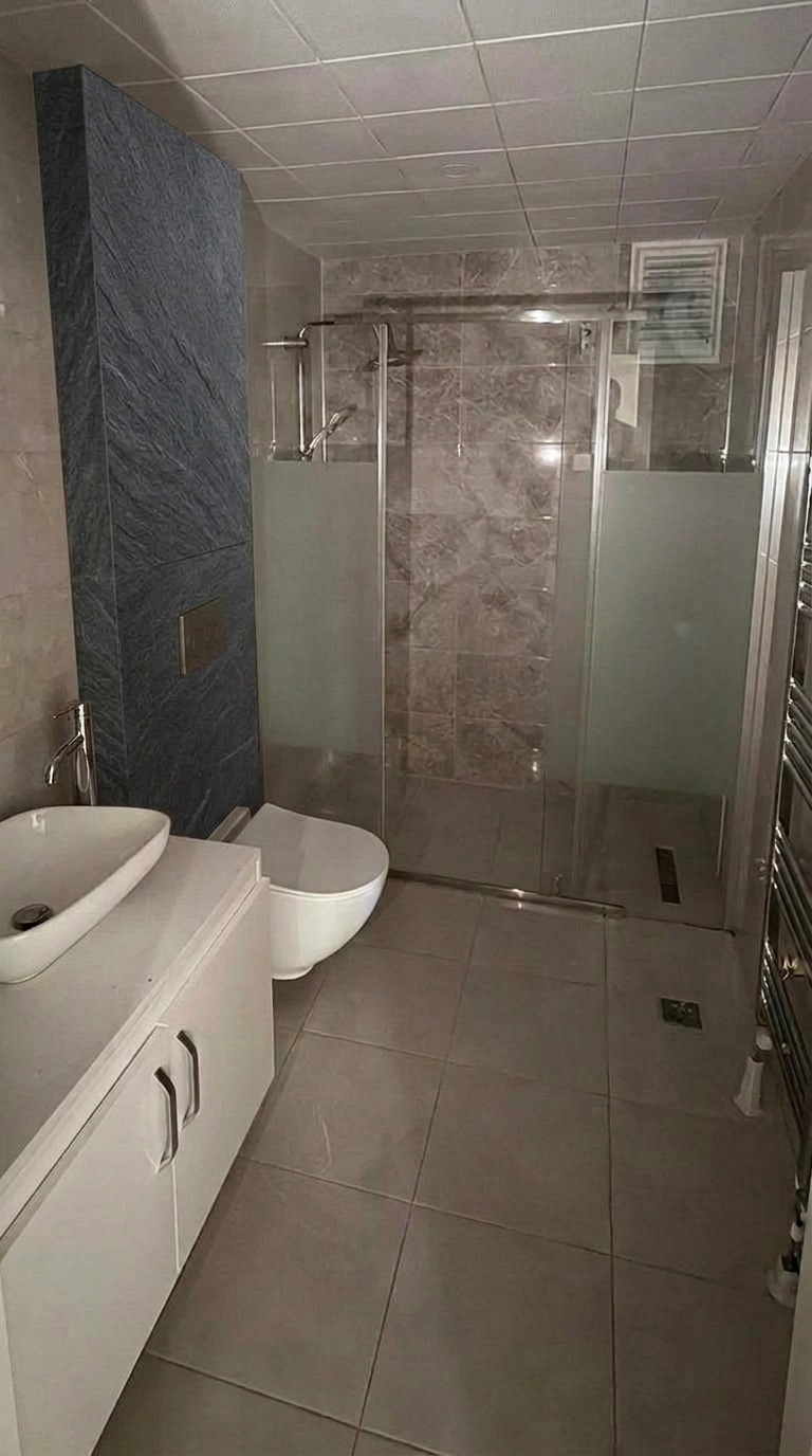 Contemporary Bathroom design — interior photo by GenRoom AI