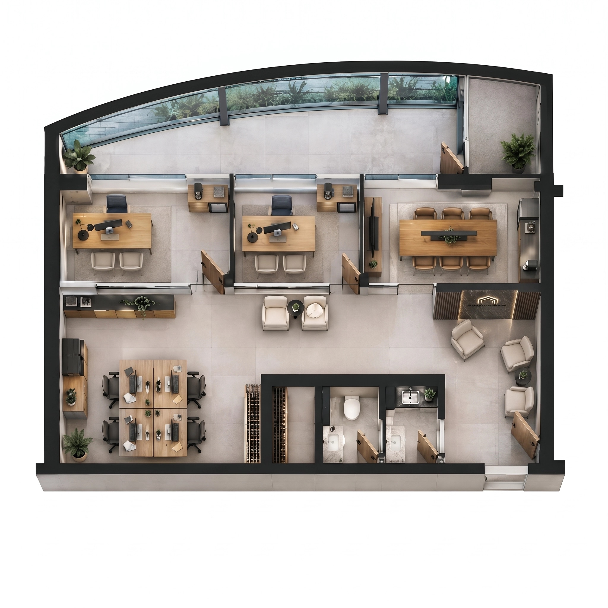 Interior design in Contemporary style — Living Room by GenRoom AI