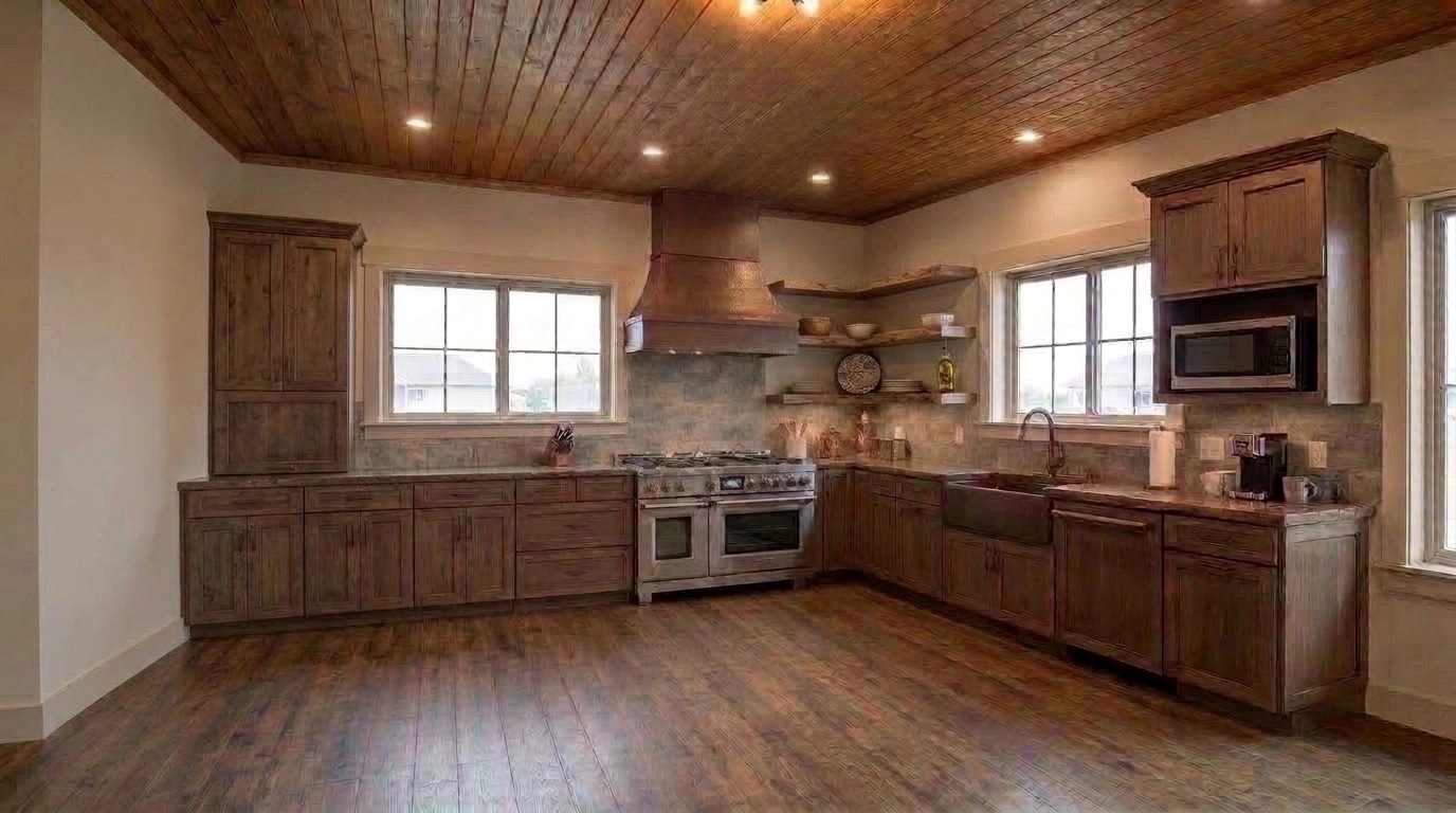 Modern Farmhouse Kitchen design — interior photo by GenRoom AI