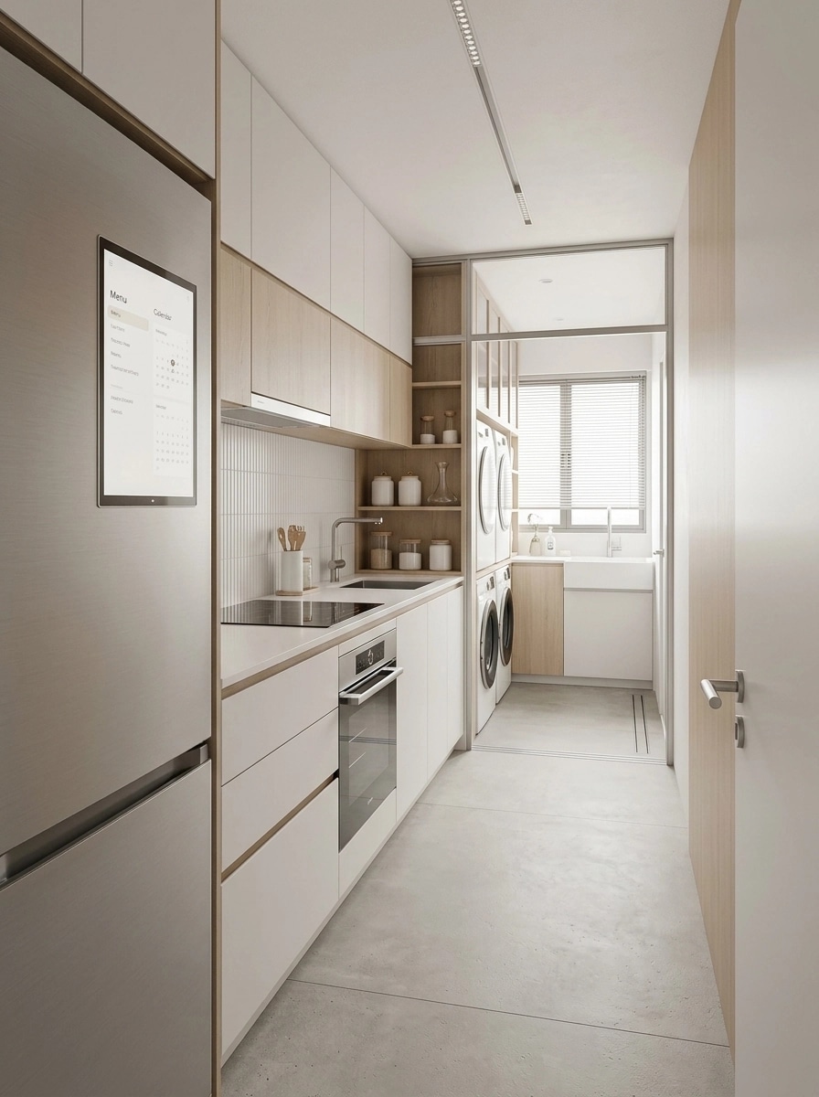 Minimalism Kitchen design — interior photo by GenRoom AI