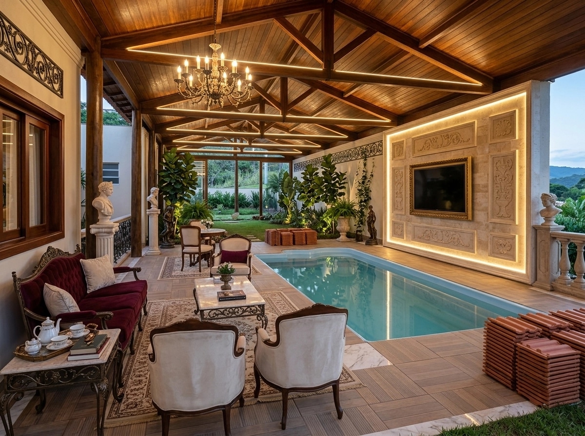 Interior design in Classic style — balcony by GenRoom AI