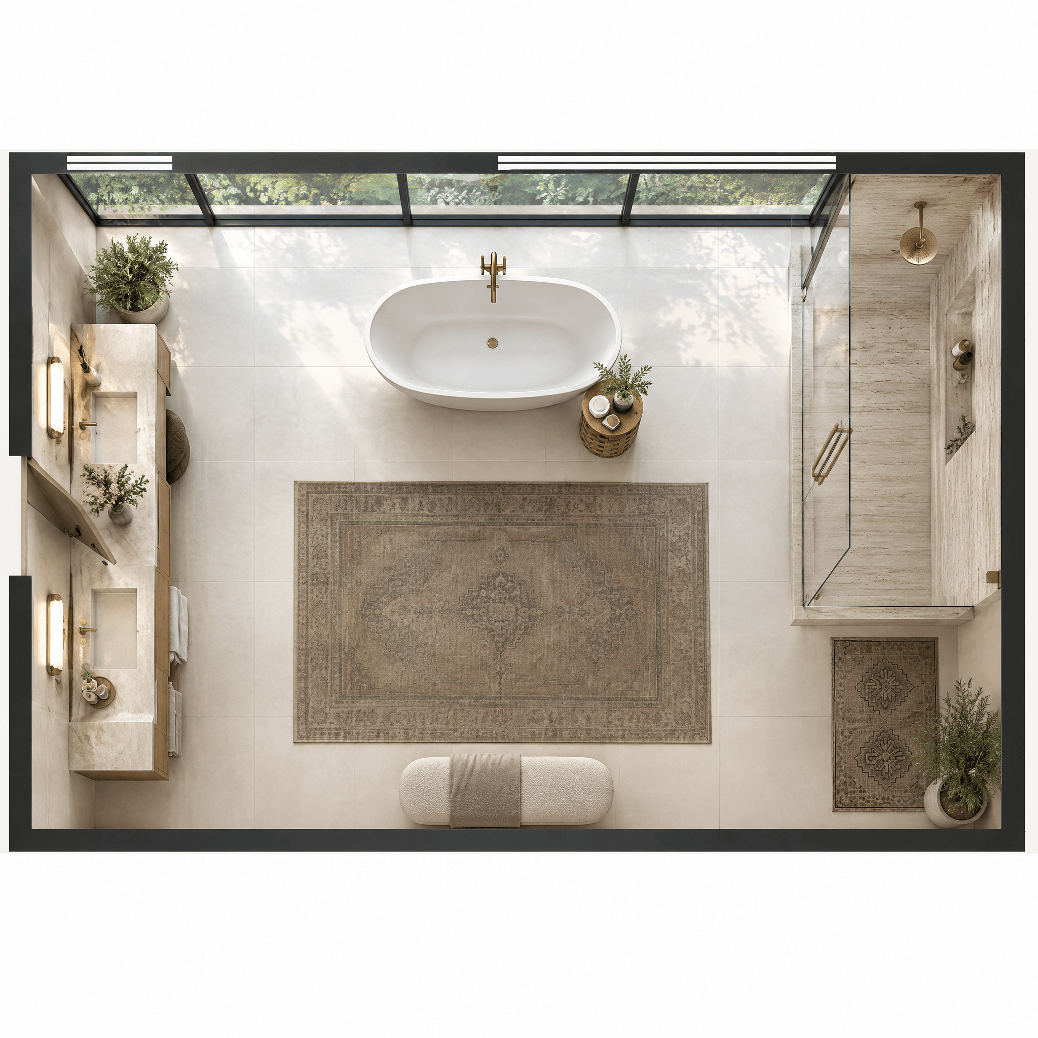 Interior design in Contemporary style — Living Room by GenRoom AI