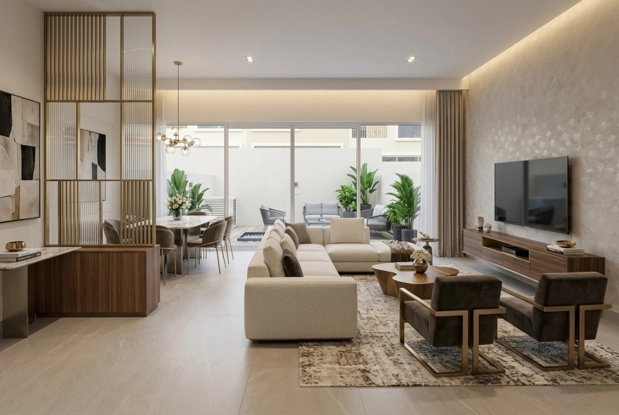 Interior design in Contemporary style — Living Room by GenRoom AI