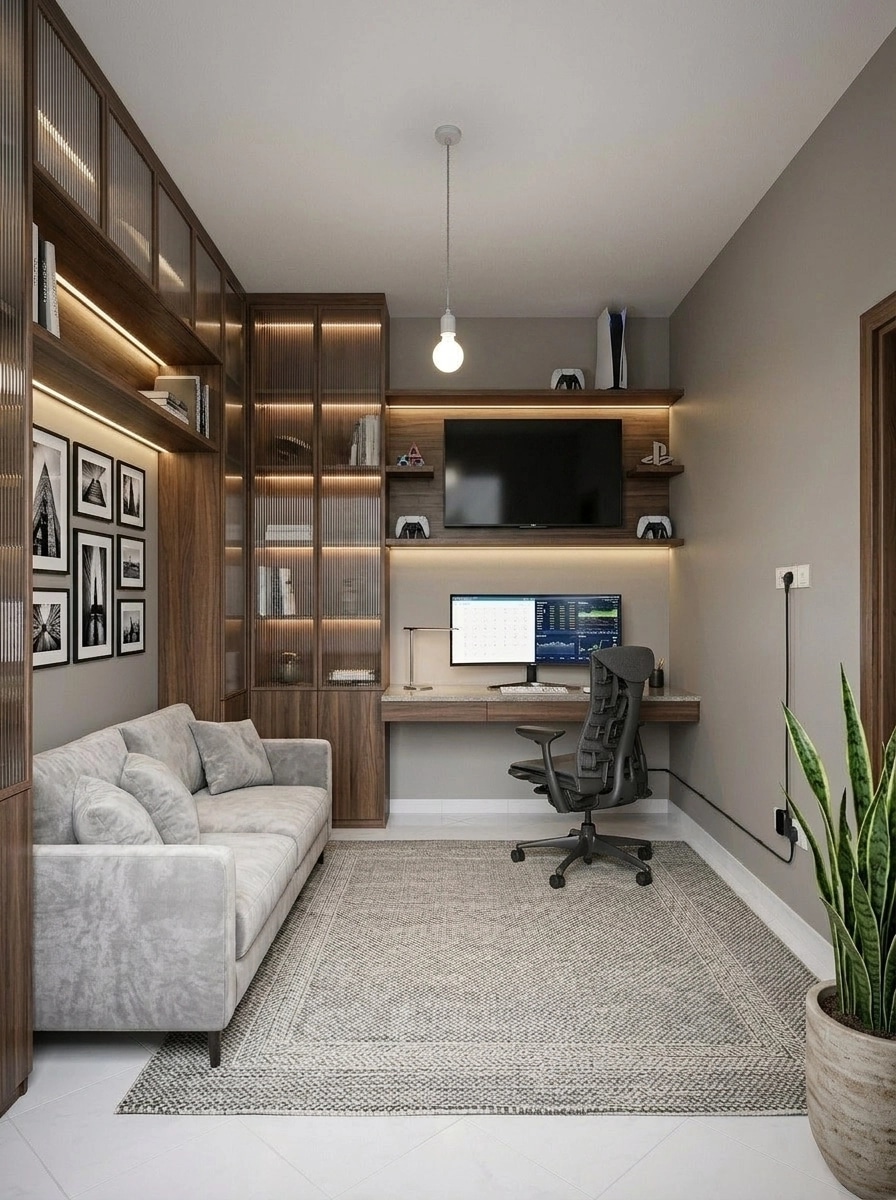 Interior design in Contemporary style — home_office by GenRoom AI