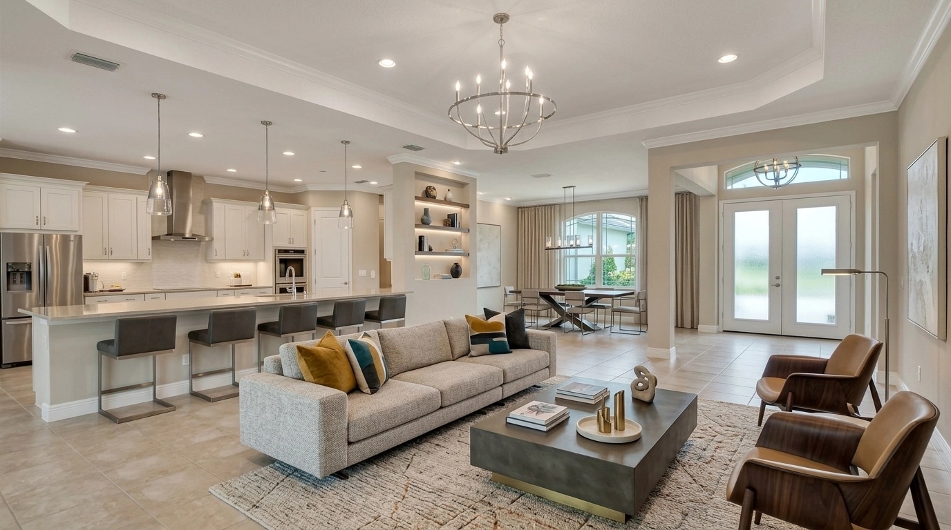 Interior design in Contemporary style — Living Room by GenRoom AI