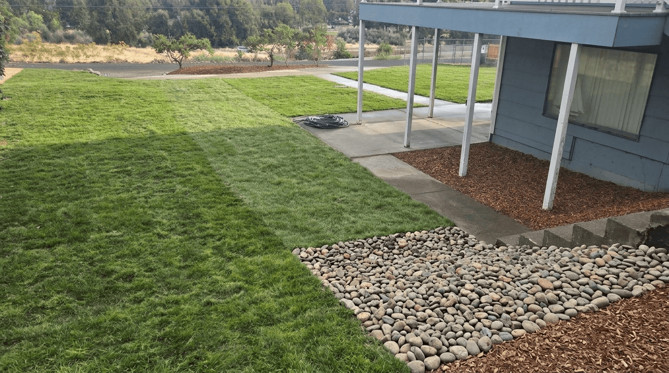 Yard design in no_style style — photo by GenRoom AI