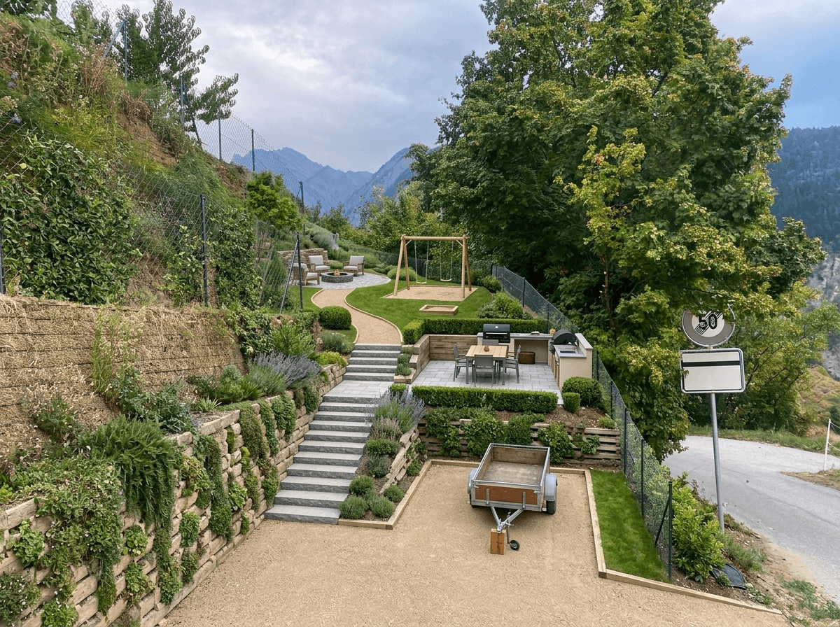 Yard design in no_style style — photo by GenRoom AI