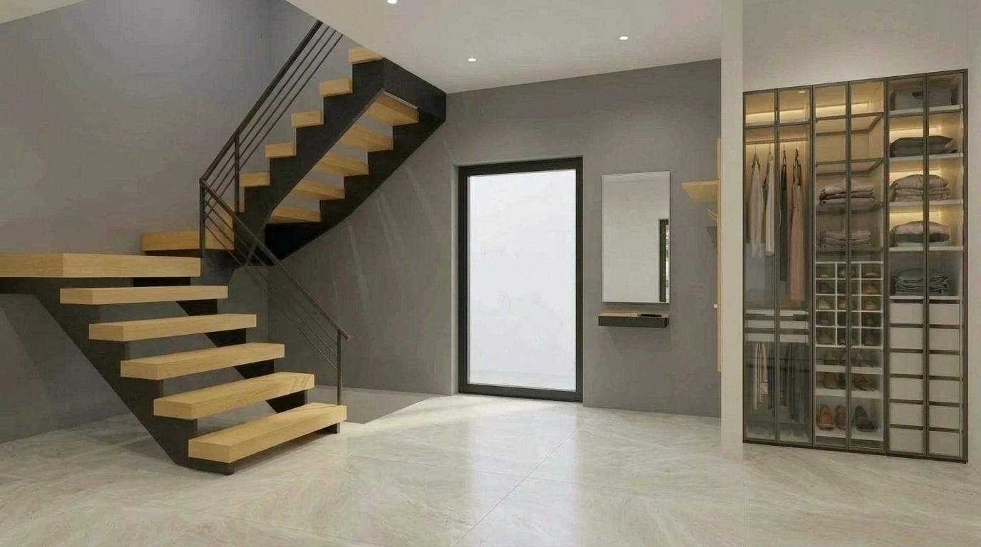 Hallway interior in no_style style — photo by GenRoom AI