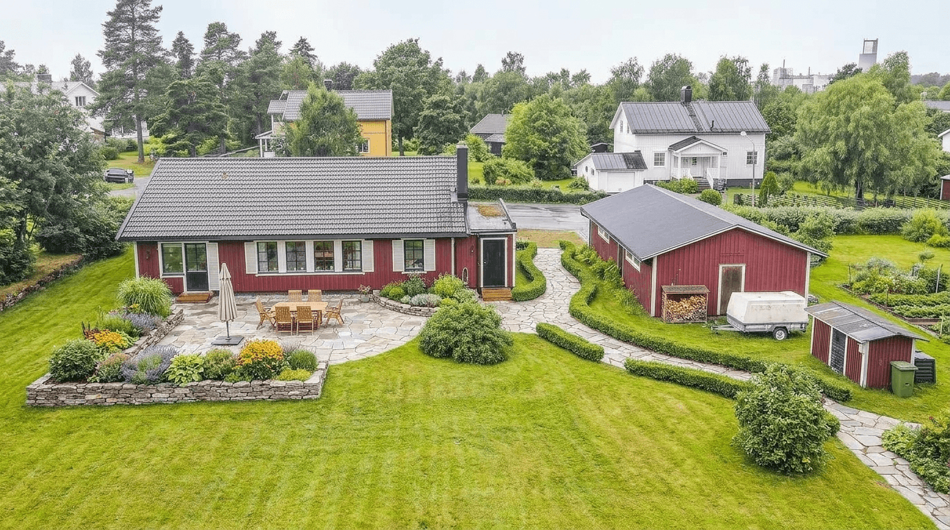 Yard design in no_style style — photo by GenRoom AI