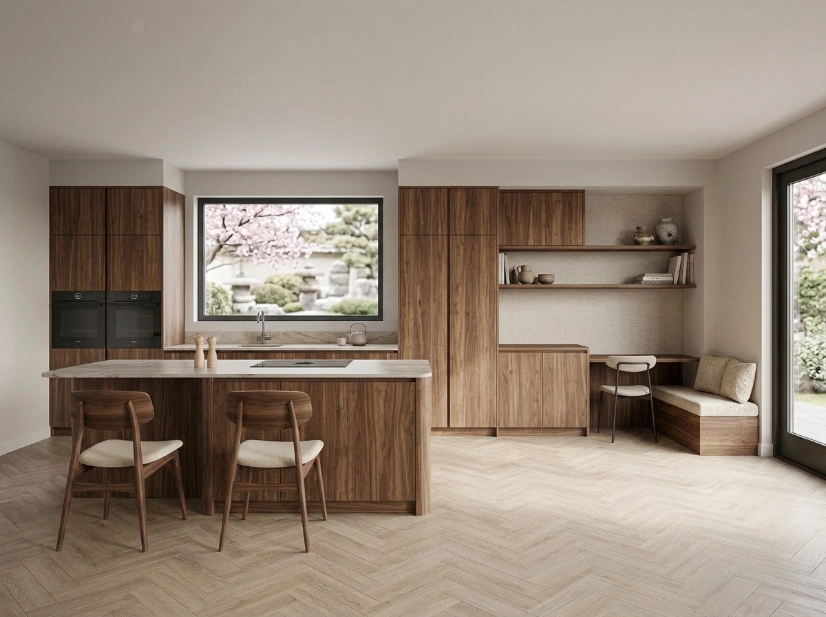 Japandi Cocina design — interior photo by GenRoom AI