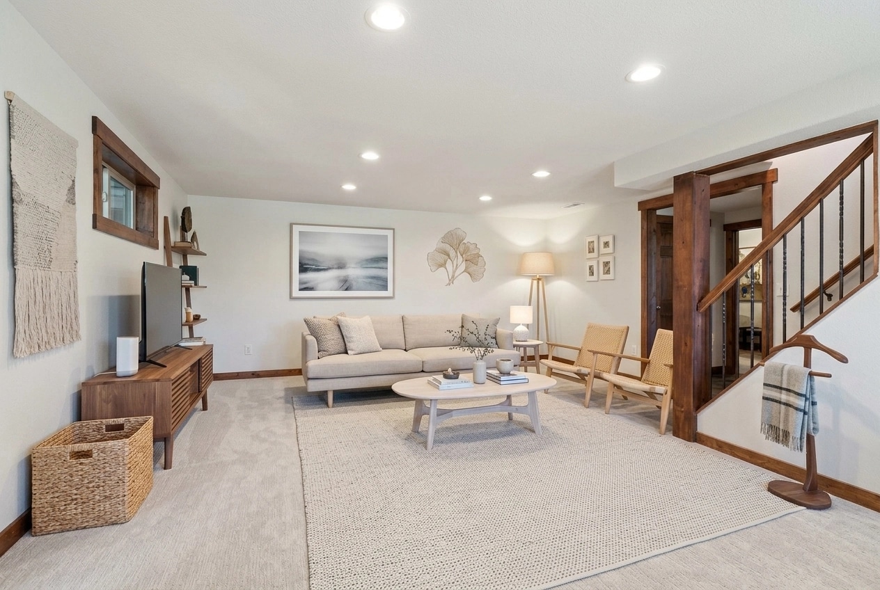 Interior design in Scandinavian style — Living Room by GenRoom AI