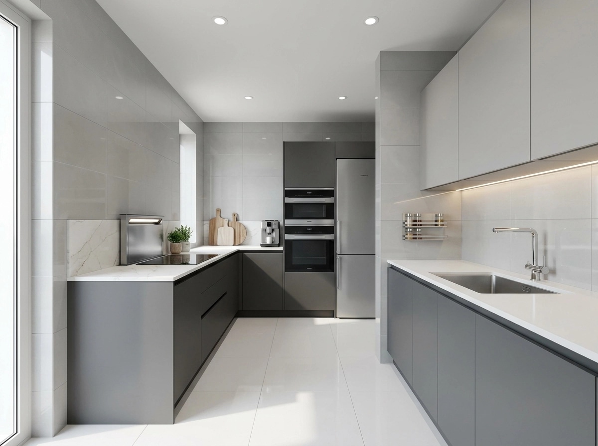 Kitchen interior in Contemporary style — photo by GenRoom AI