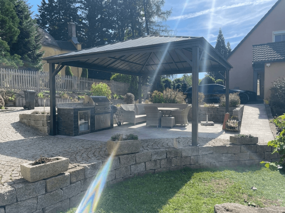 Yard design in no_style style — photo by GenRoom AI