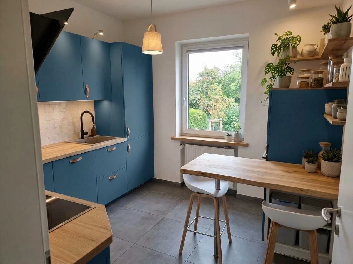 Scandinavian Kitchen design — interior photo by GenRoom AI
