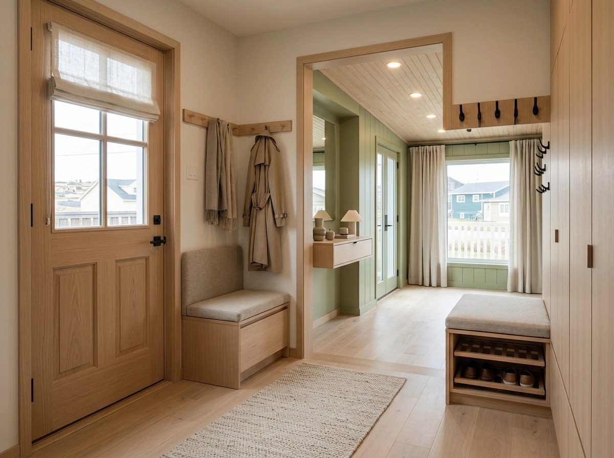 Interior design in Scandinavian style — Hallway by GenRoom AI