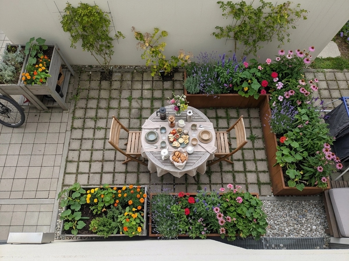 Landscape design in Eco Natural Garden style — Yard by GenRoom AI