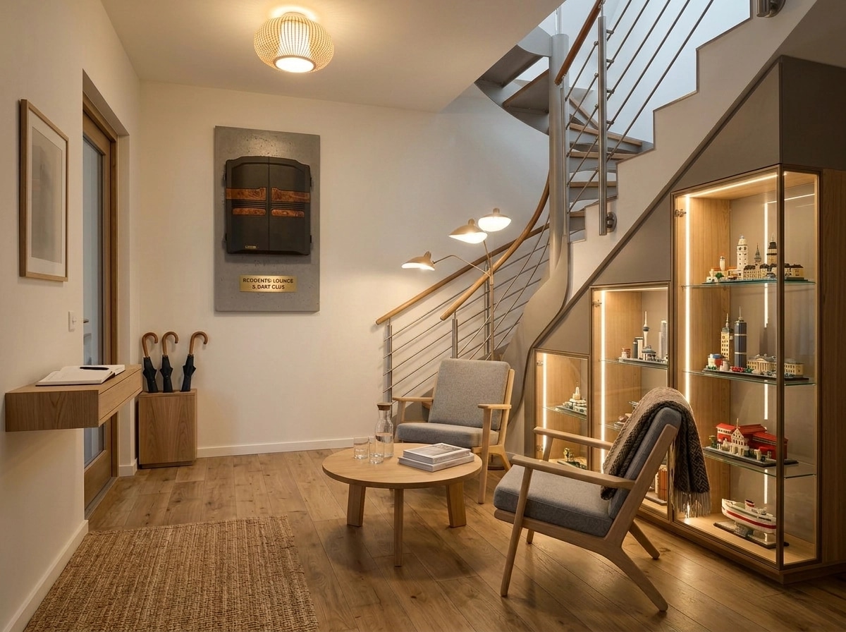 Interior design in Scandinavian style — lobby by GenRoom AI
