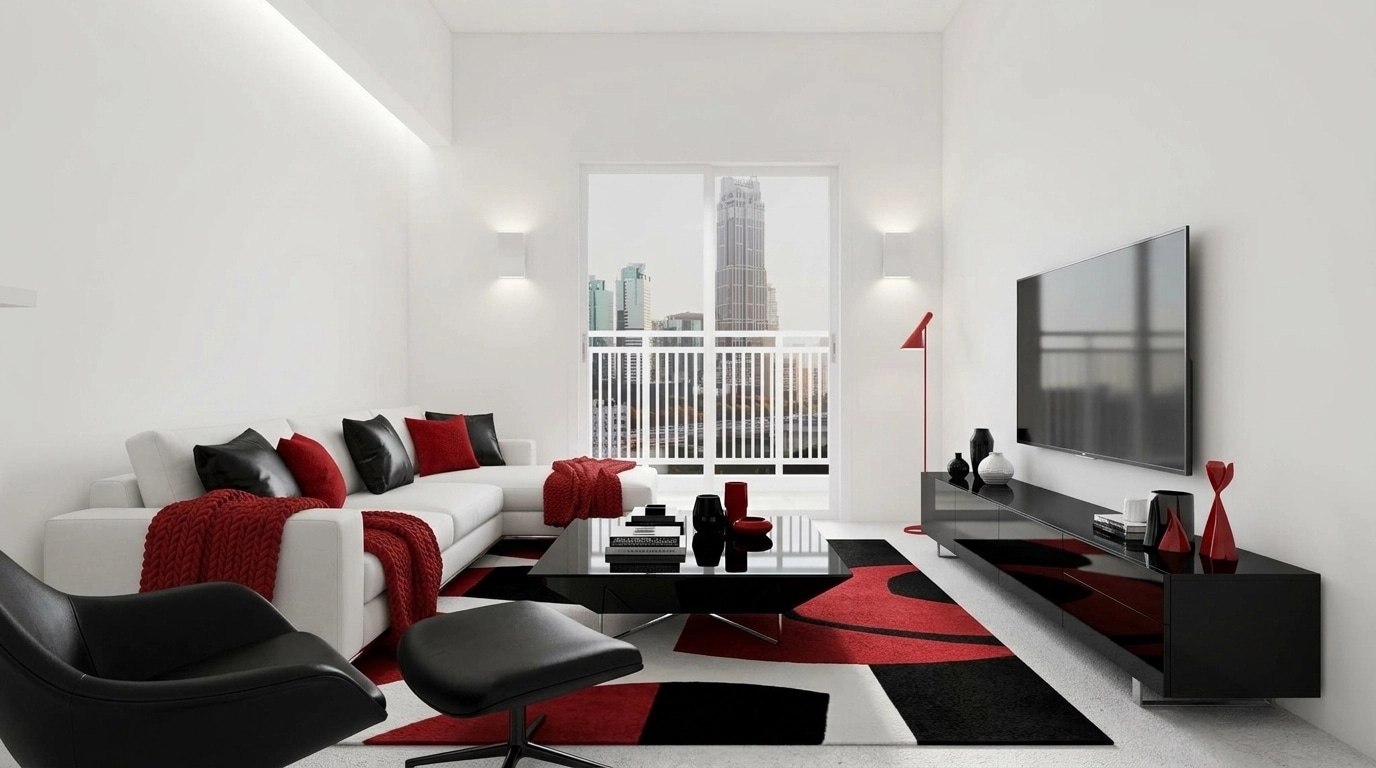 Interior design in Contemporary style — Living Room by GenRoom AI