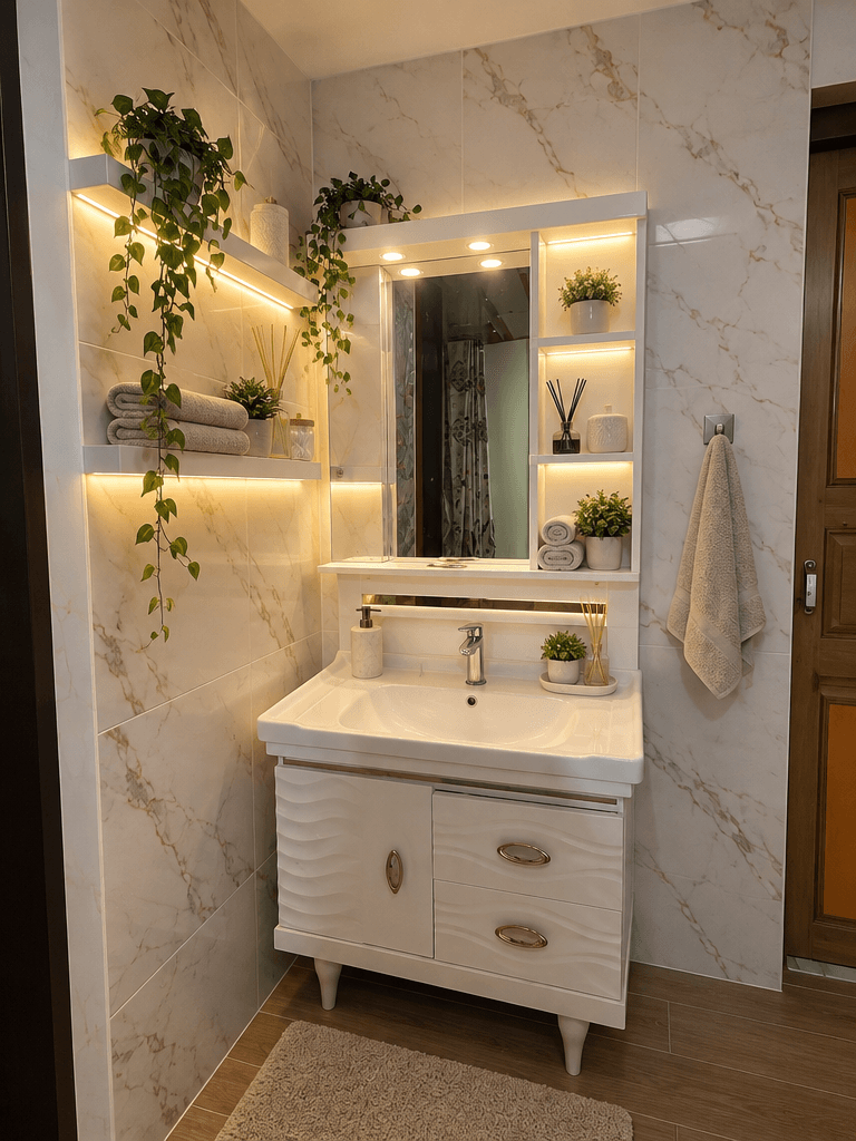 Bathroom interior in no_style style — photo by GenRoom AI