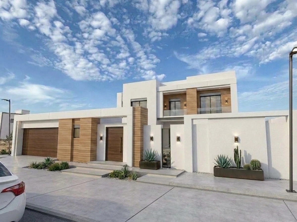 Contemporary Facade Facade design — facade photo by GenRoom AI