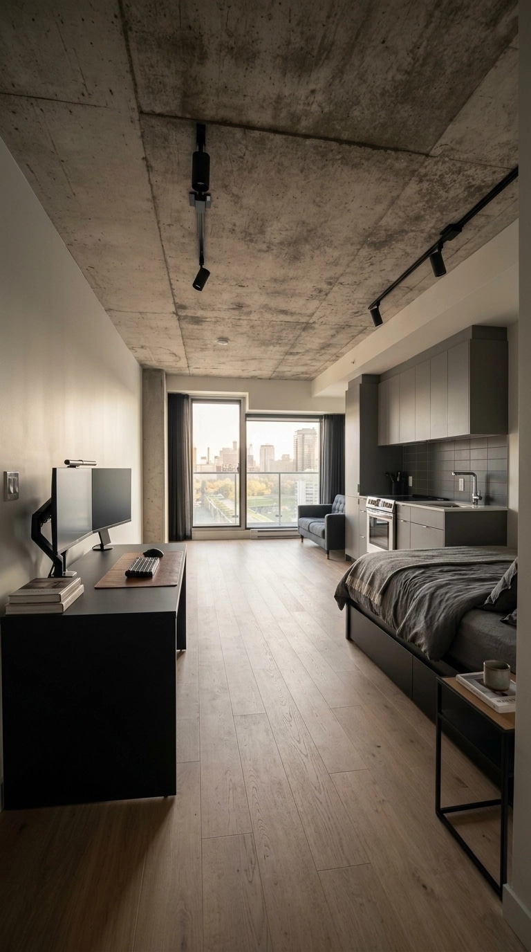 Interior design in Scandinavian style — studio by GenRoom AI