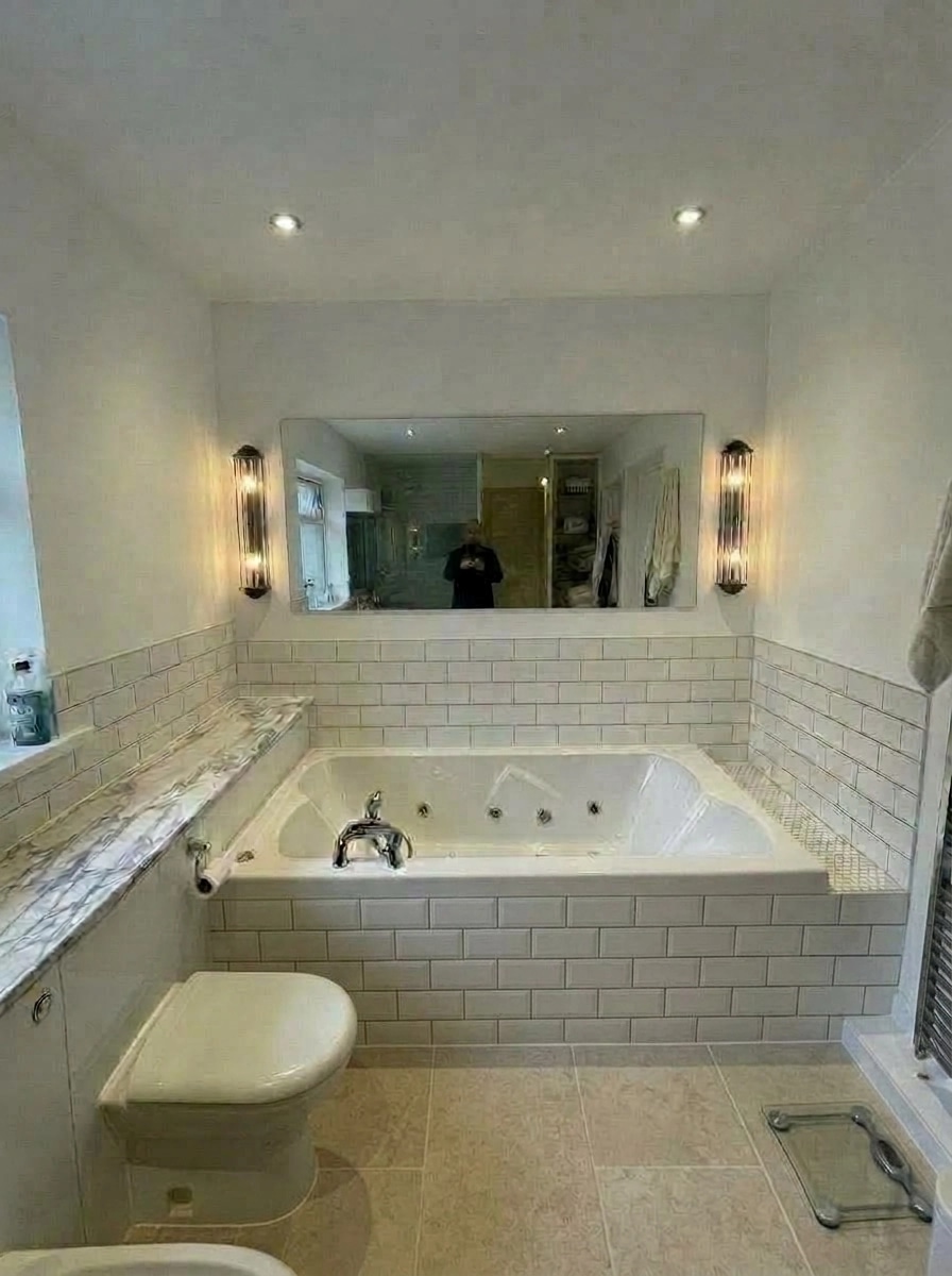 Bathroom interior in no_style style — photo by GenRoom AI