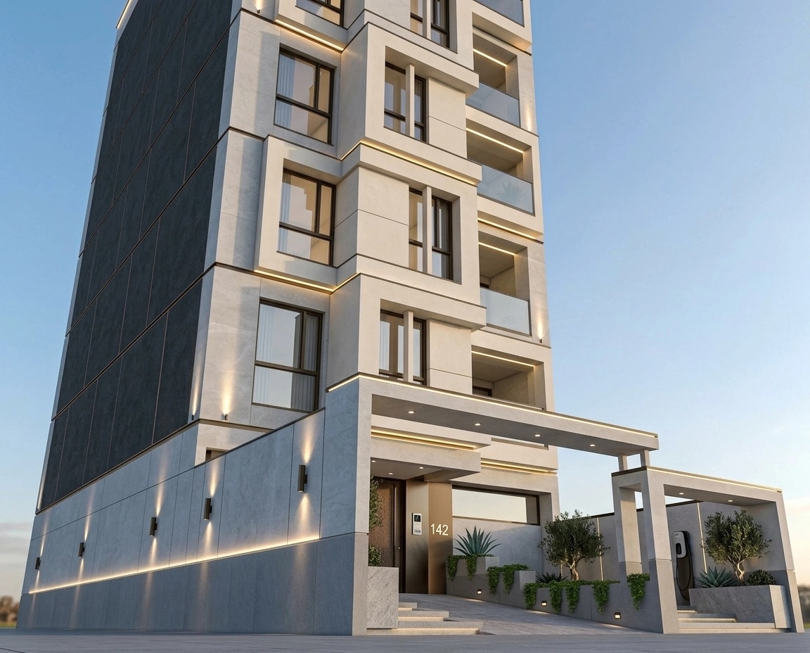 Minimalist Facade Facade design — facade photo by GenRoom AI