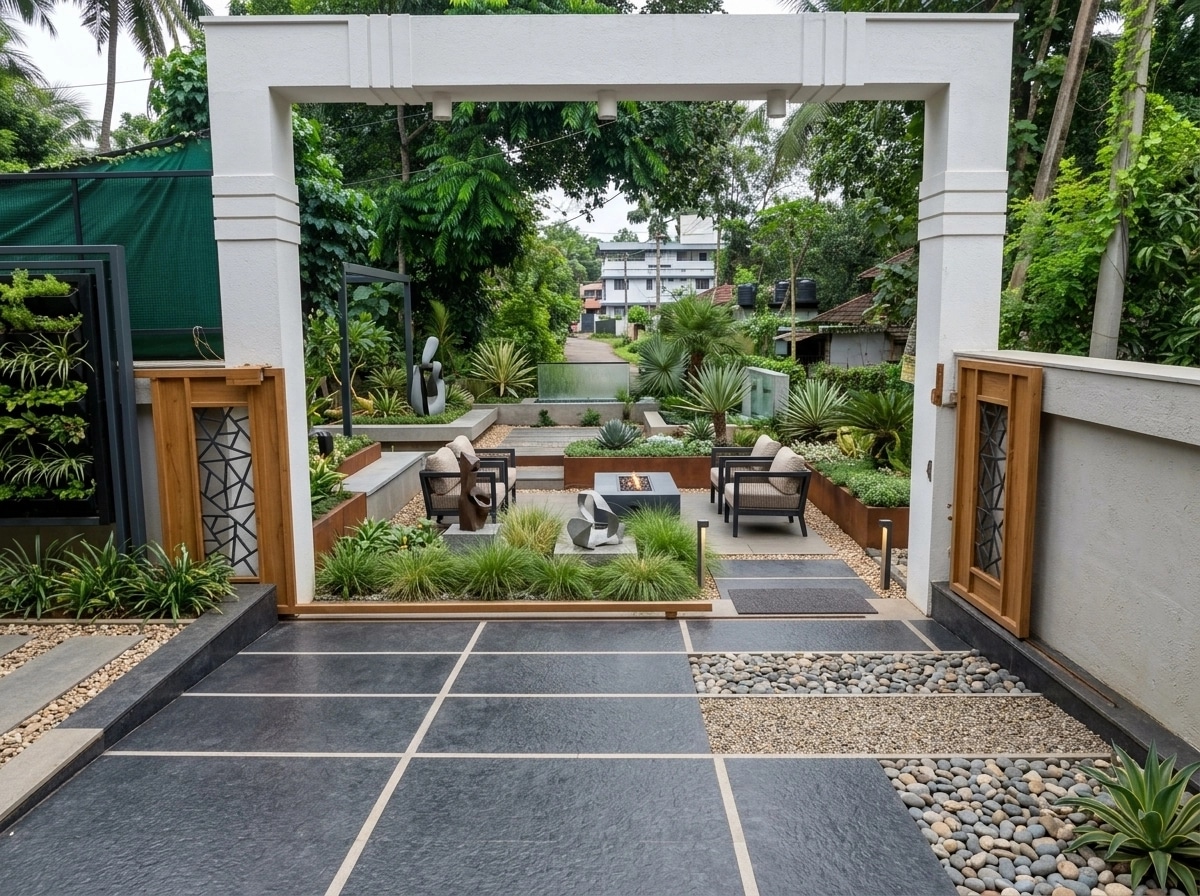 Contemporary Yard Yard design — yard photo by GenRoom AI