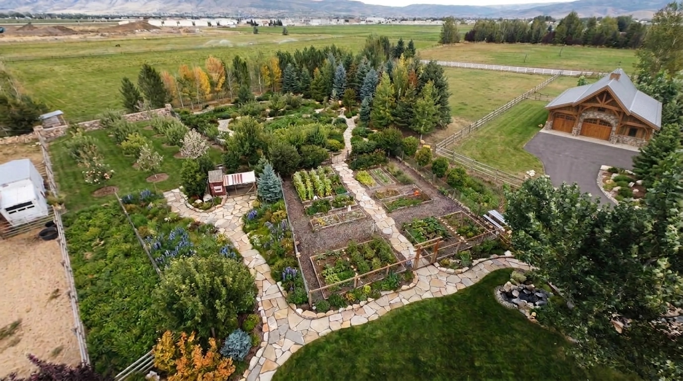 Yard design in no_style style — photo by GenRoom AI