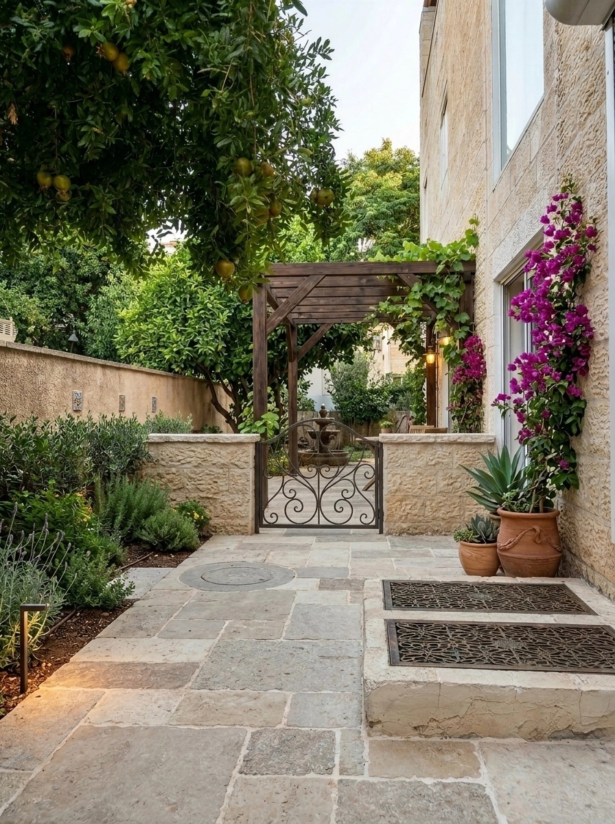 Landscape design in Scandinavian Garden style — Yard by GenRoom AI