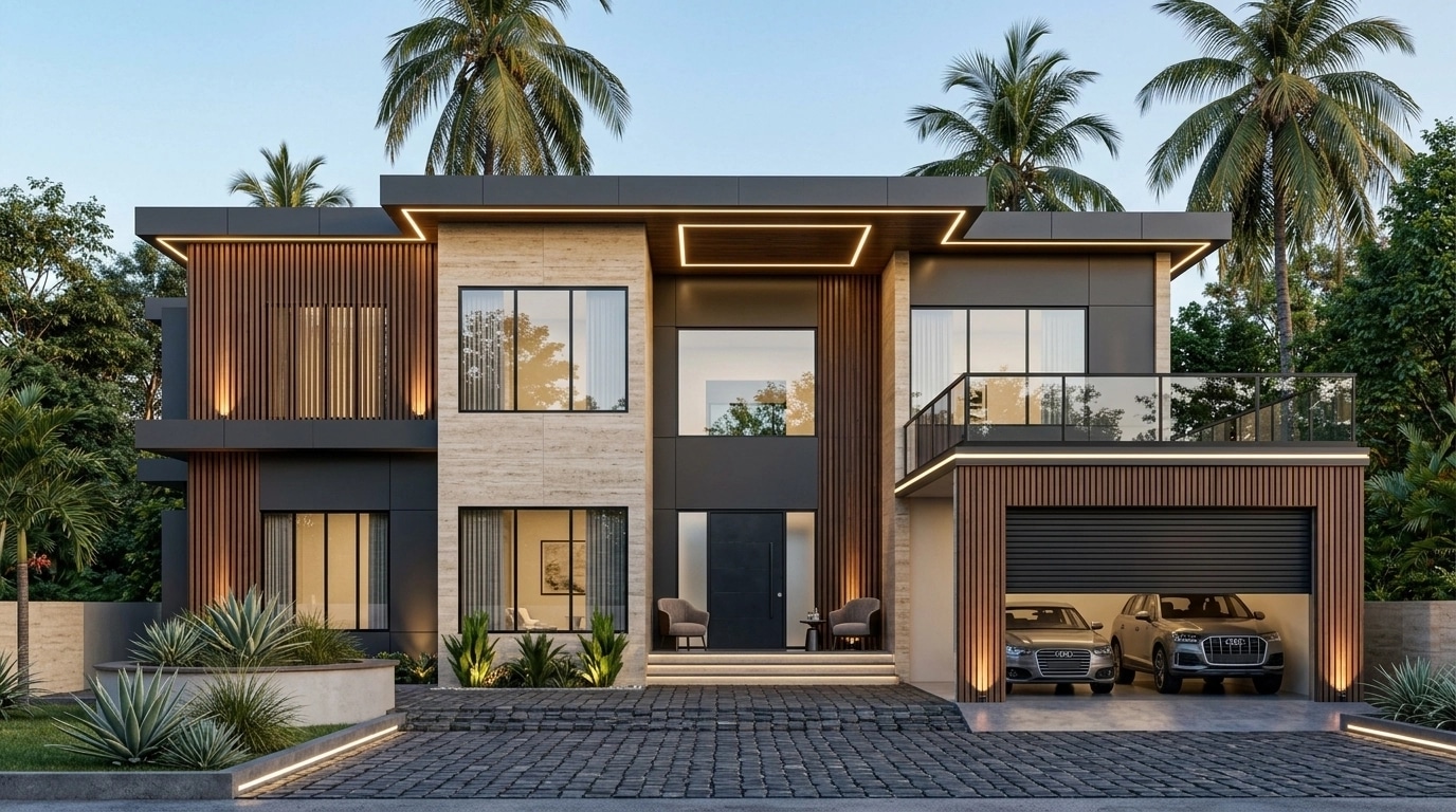 Contemporary Facade Facade design — facade photo by GenRoom AI