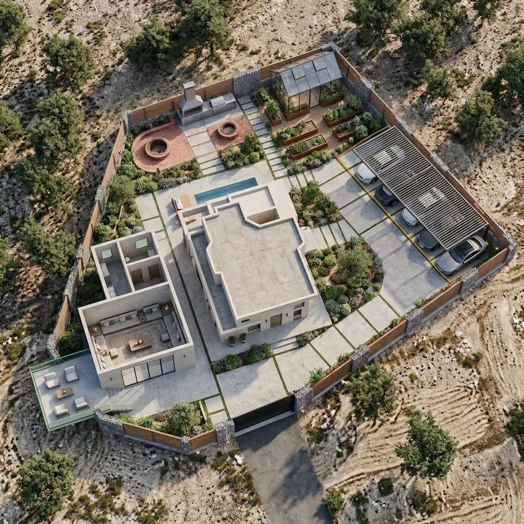 Contemporary Yard Yard design — yard photo by GenRoom AI