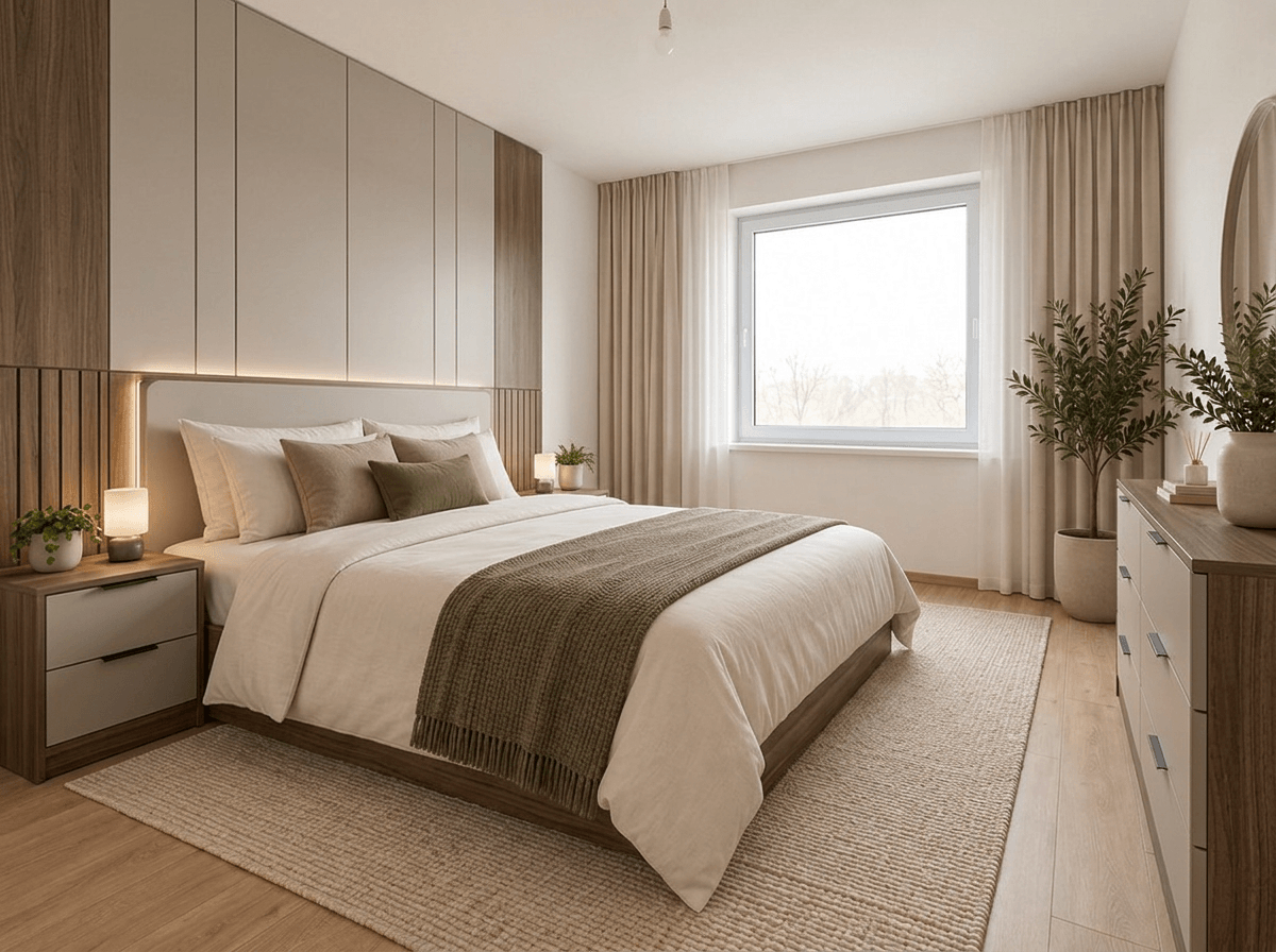 Minimalism Yatak Odası design — interior photo by GenRoom AI