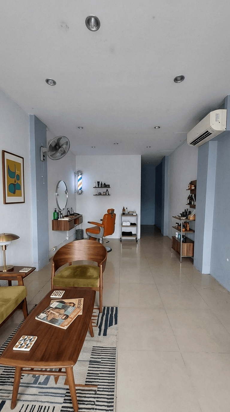 Design d'intérieur en style Mid-Century Modern — shop par GenRoom AI