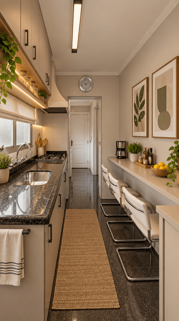 Kitchen interior in Contemporary style — photo by GenRoom AI
