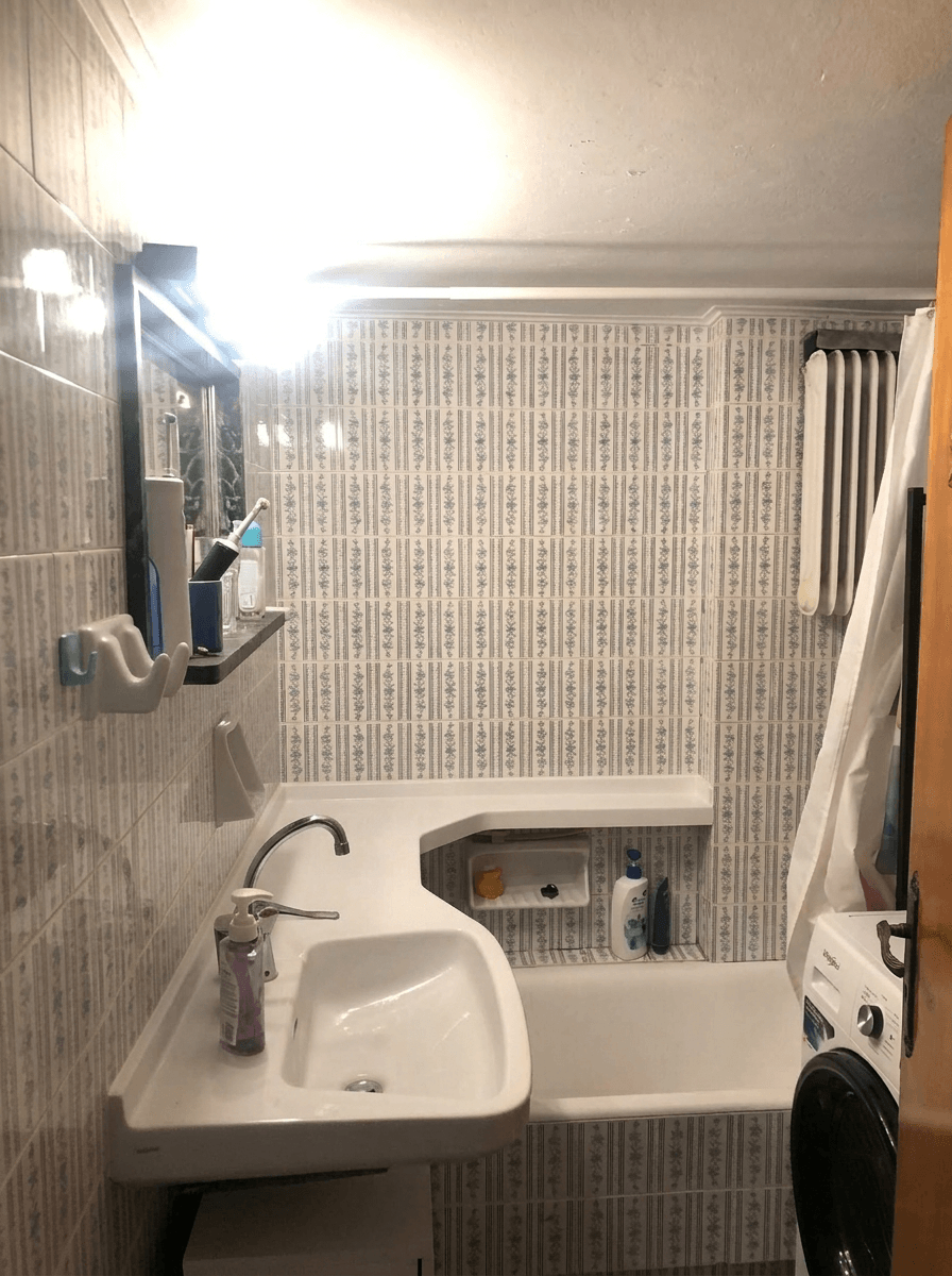 Bathroom interior in no_style style — photo by GenRoom AI