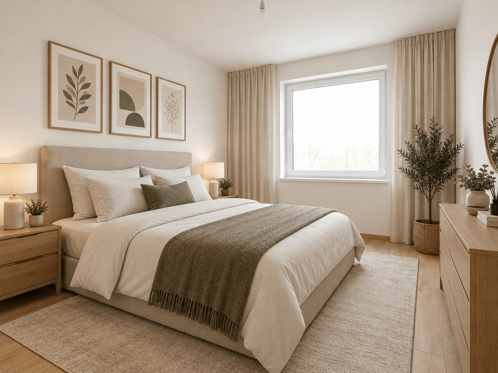 Bedroom interior in no_style style — photo by GenRoom AI