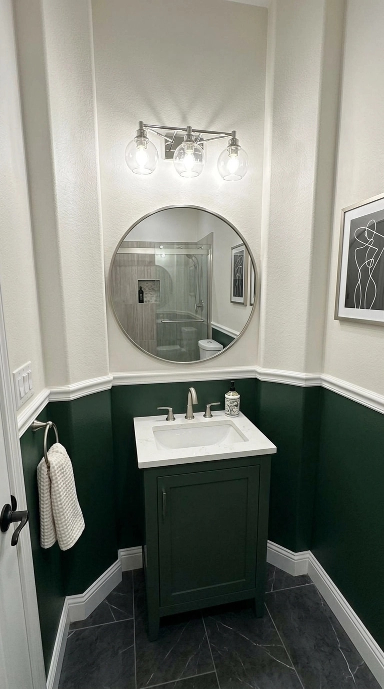 Bathroom interior in no_style style — photo by GenRoom AI