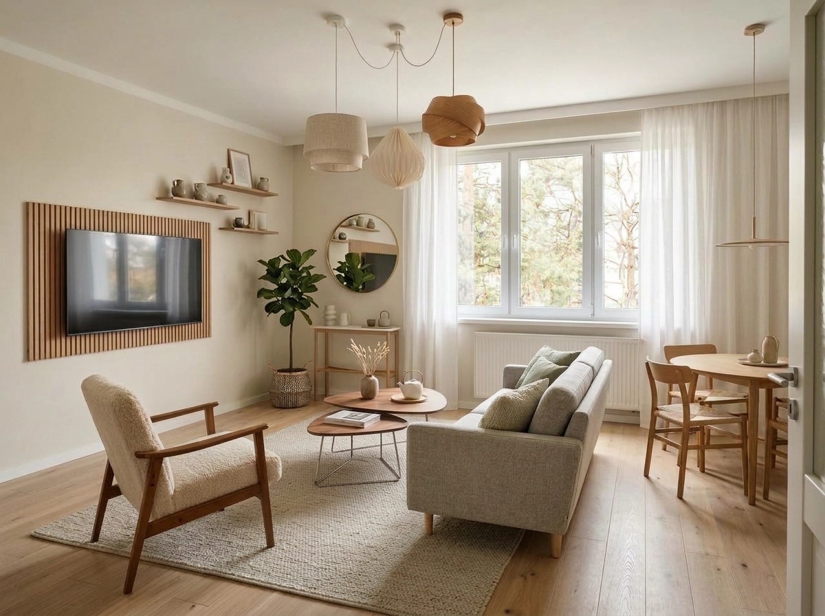 Scandinavian Living Room design — interior photo by GenRoom AI